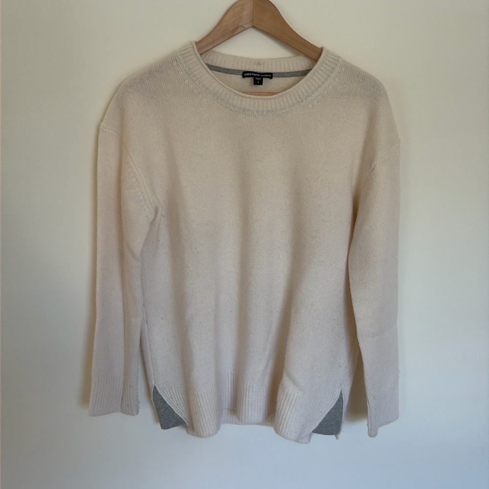 Off White James Perse Sweater with Grey details